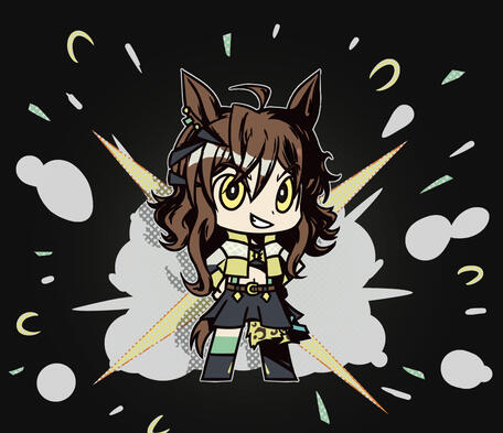 Requested chibi-styled artwork