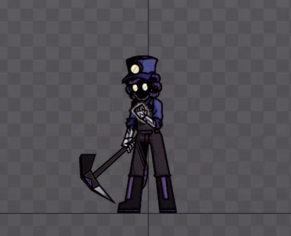 In-game animation concept (compressed gif)
