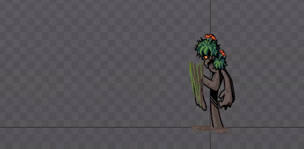 In-game animation concept (compressed gif)