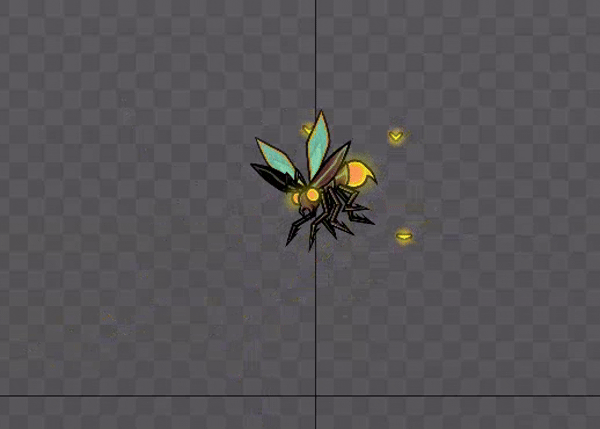 In-game animation concept (compressed gif)