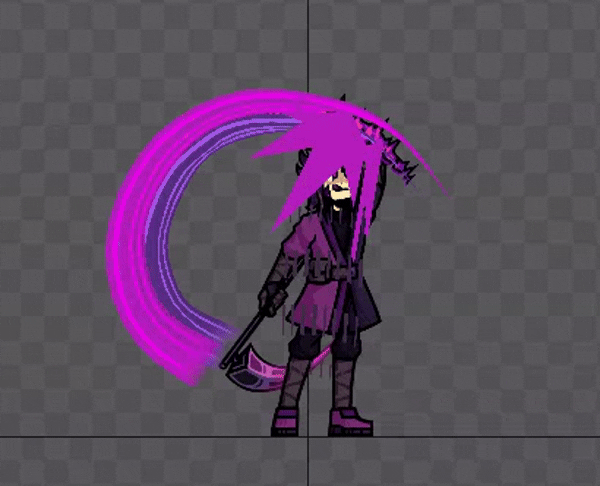 In-game animation concept (compressed gif)