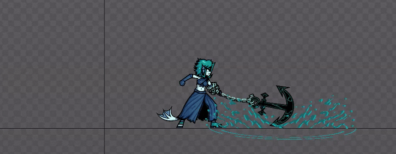 In-game animation concept (compressed gif)